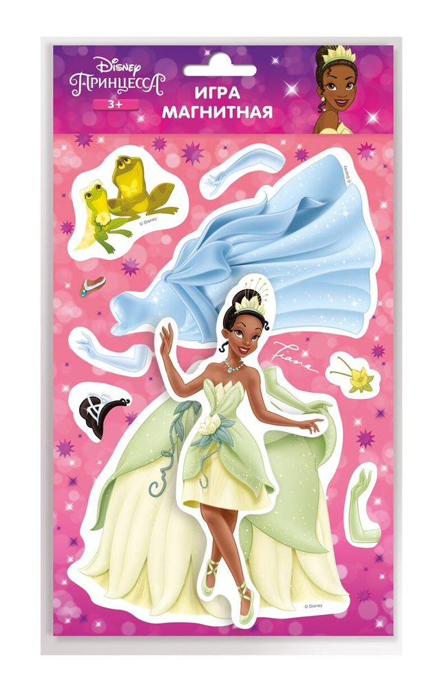 Магнитная игра-одевашка Disney Принцессы. Тиана, 3+ #1