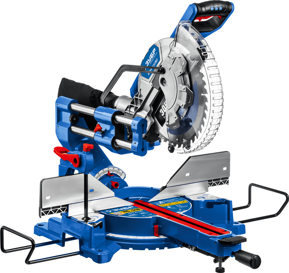 Пила торцовочная с протяжкой ЗУБР Профессионал, d 305 х 30 мм, 2000 Вт.  #1