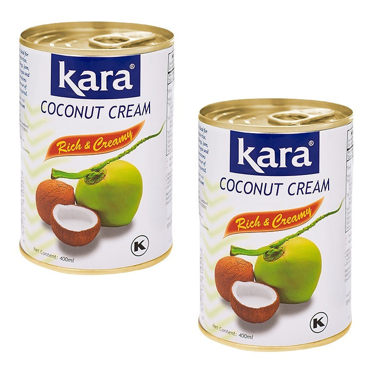 Кокосовые сливки Kara (2 шт. по 400 мл) #1