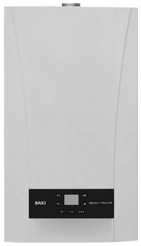 Газовый котел BAXI 24 кВт ECO Nova 24 F, двухконтурный, (без дымохода ...