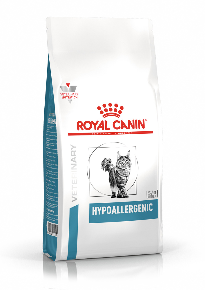 Сухой корм ROYAL CANIN VD HYPOALLERGENIC DR25 2,5 кг ветеринарная диета для кошек при пищевой аллергии #1