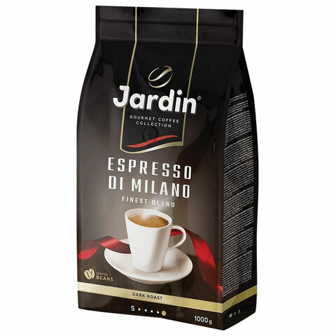 Кофе в зернах JARDIN (Жардин) "Espresso di Milano", натуральный, 1000 г, вакуумная упаковка, 1089-06-Н #1