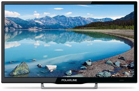 POLARLINE Телевизор 24PL51TC-SM 24.1" HD, черно-серый, темно-серый #1