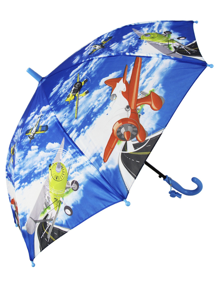 Зонт RAIN-PROOF, Полуавтомат, Трость, голубой купить по низкой цене в ...
