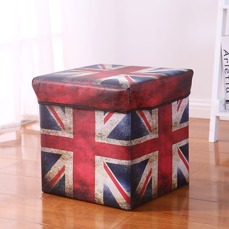 Пуф easyroom Пуфик в прихожую складной для сидения и хранения, Спанбонд ...