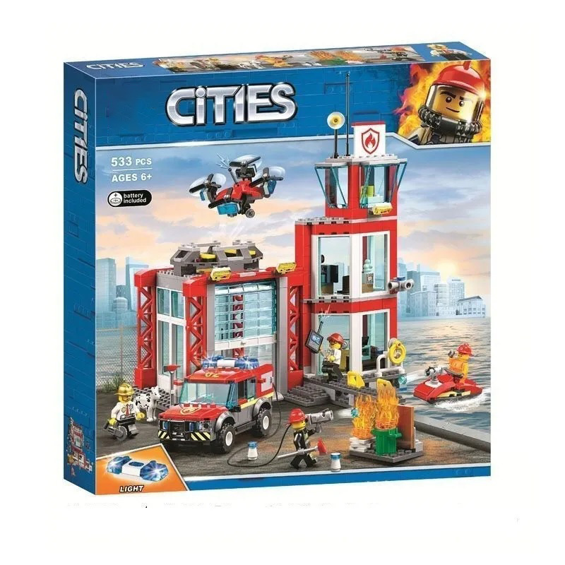 Конструктор Пожарная машина 60374 502 дет. LEGO City