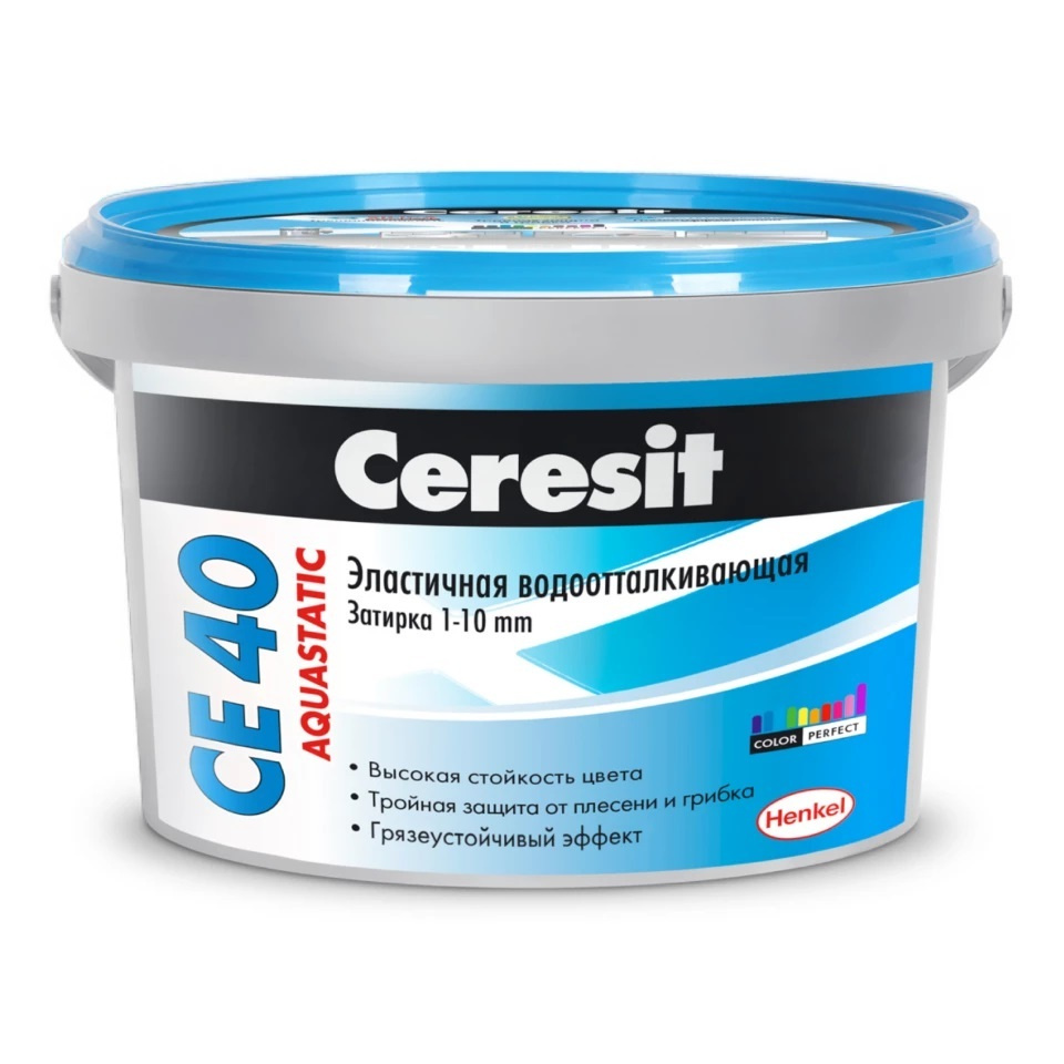 Затирка для плитки Ceresit CE 40 AQUASTATIC, жасмин, 2 кг #1