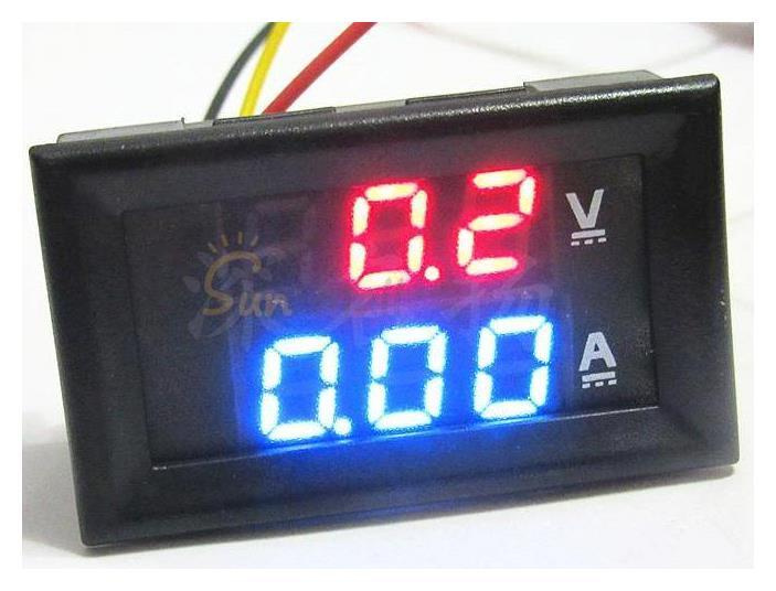 Вольтметр+Амперметр 100в 50A (нужен Шунт 50А 75mv) купить по выгодной ...