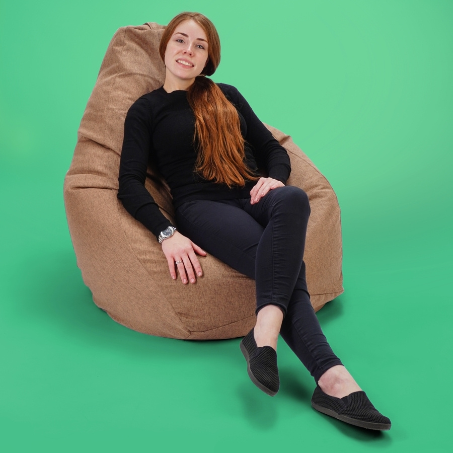 Кресло-мешок Kreslo-Puff Груша, Рогожка, Размер XXXL - купить по ...