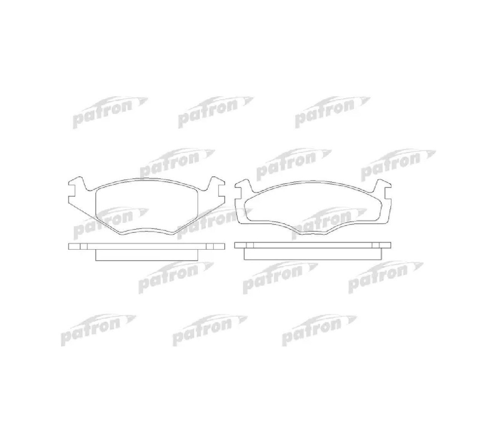 Колодки тормозные PATRON PBP419 Передние - купить по низким ценам в  интернет-магазине OZON (810848448)