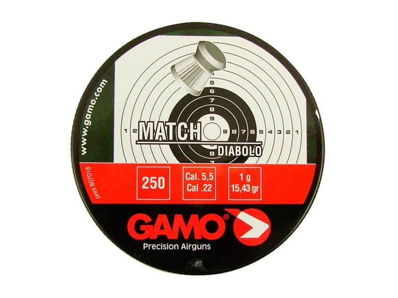 Пули пневматические GAMO MATCH 5,5мм, 1,0г (250 шт) #1