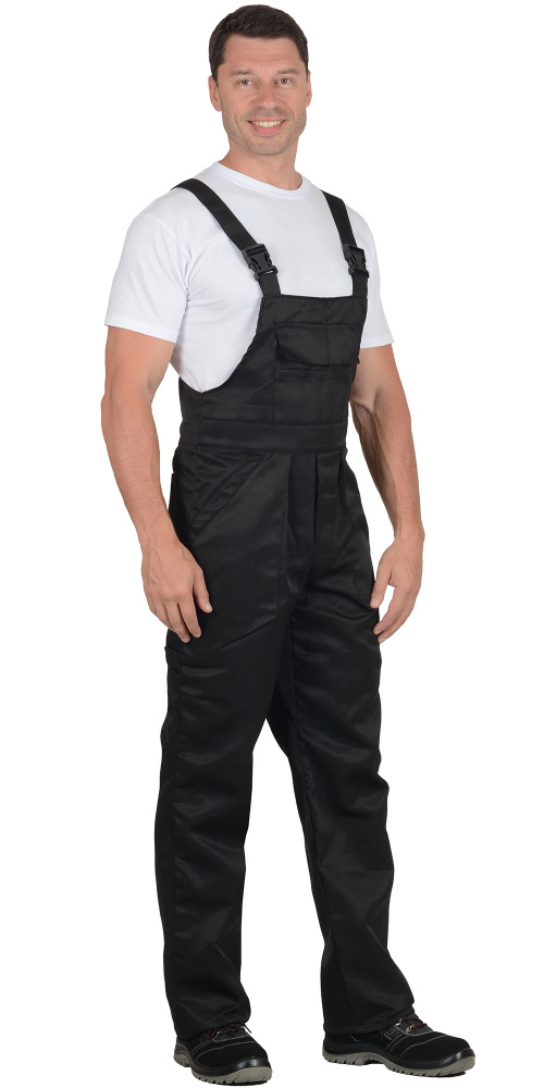 Полукомбинезон рабочий \"СИРИУС-ПРОФЕССИОНАЛ\" черный 52-182 (100223 ...