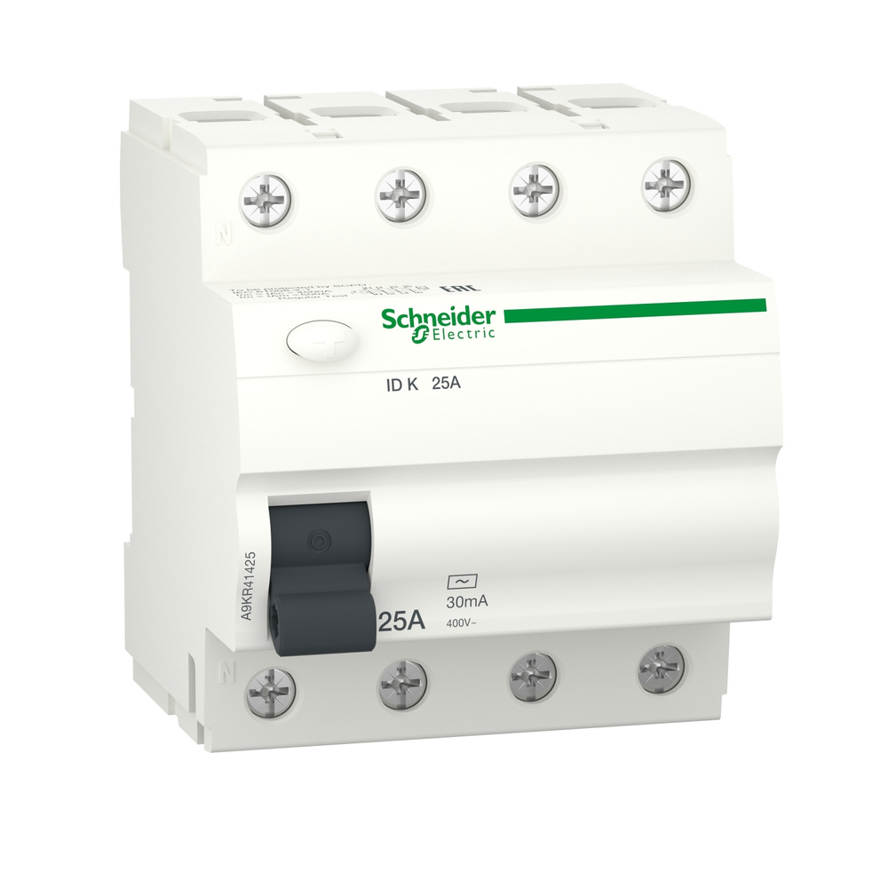 УЗО Schneider Electric Acti9 4 полюса 25 А 30 мА тип АС - купить с ...