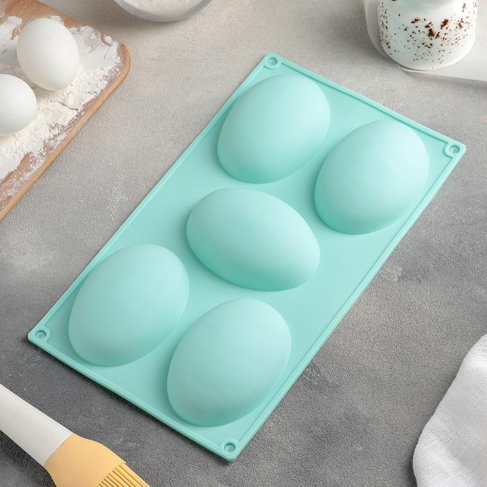 Форма для выпечки "Яйцо", 30х17,5 см, 5 ячеек (10х7х3,5 см #1