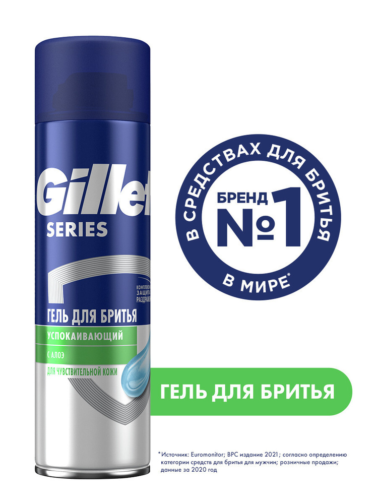 gillette series sensitive shave gel