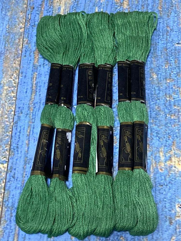 Набор ниток для вышивания "Bestex" хлопок 6шт по 8 метров/ Мулине ...