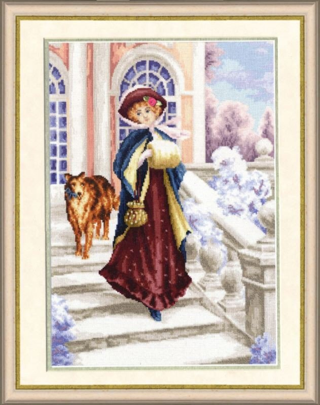 Набор для вышивания Золотое Руно (Россия) Барышня ЧМ-016 - купить с ...