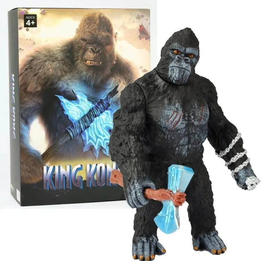 Большая коллекционная фигурка King Kong (Кинг Конг), высота фигурки - 31  см, высота коробки - 40 см