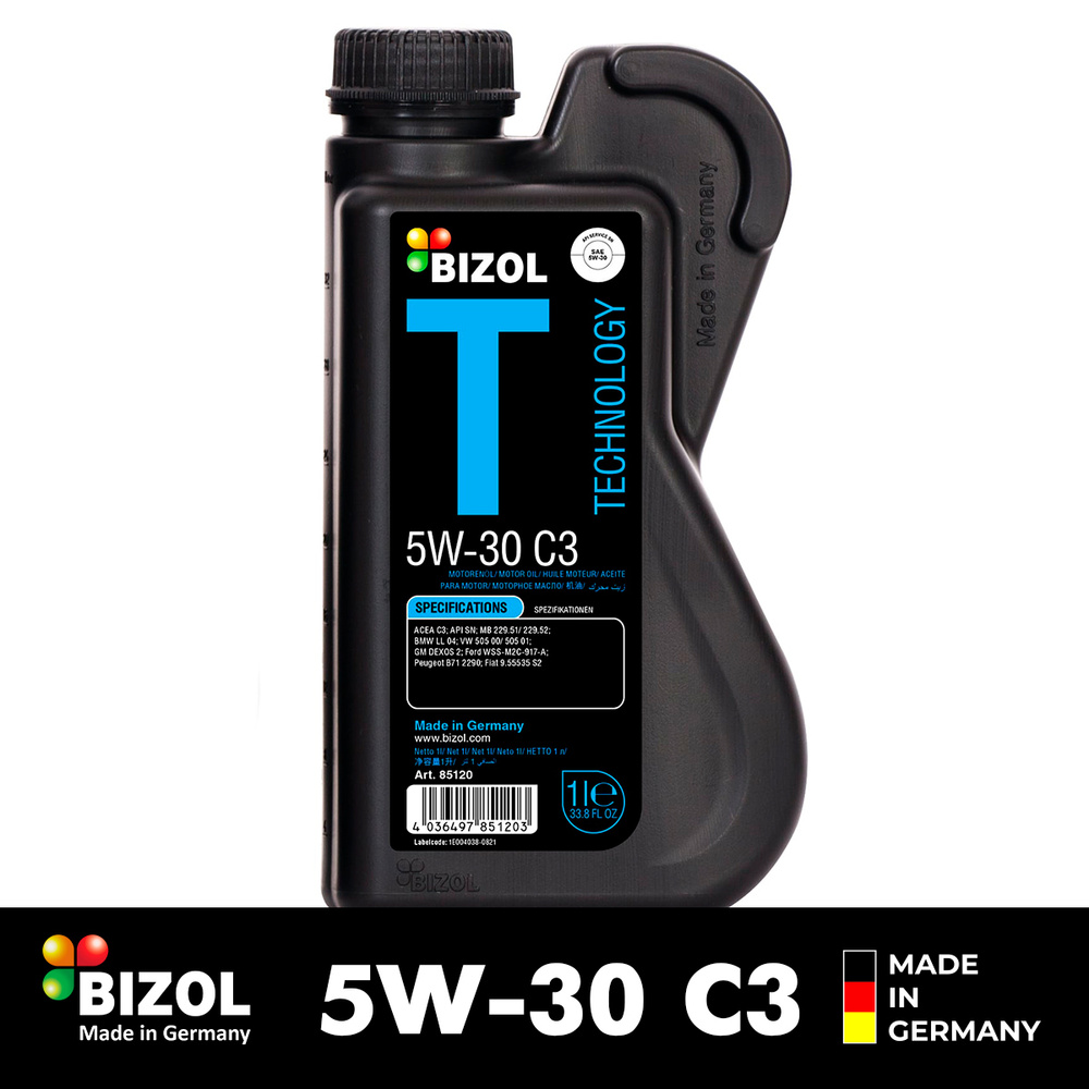 Масло моторное BIZOL 5W-30 Синтетическое - купить в интернет-магазине ...