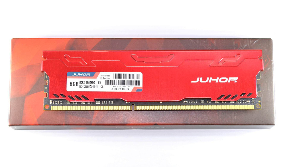JUHOR Оперативная память 8Гб DDR3 1600MHZ PC3-12800U 1x8 ГБ (XC2205512224) #1
