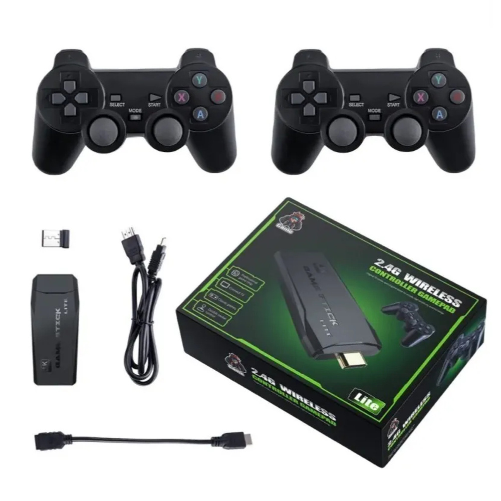 Game Stick Lite, Игровая приставка M8 с беспроводным контроллером ...