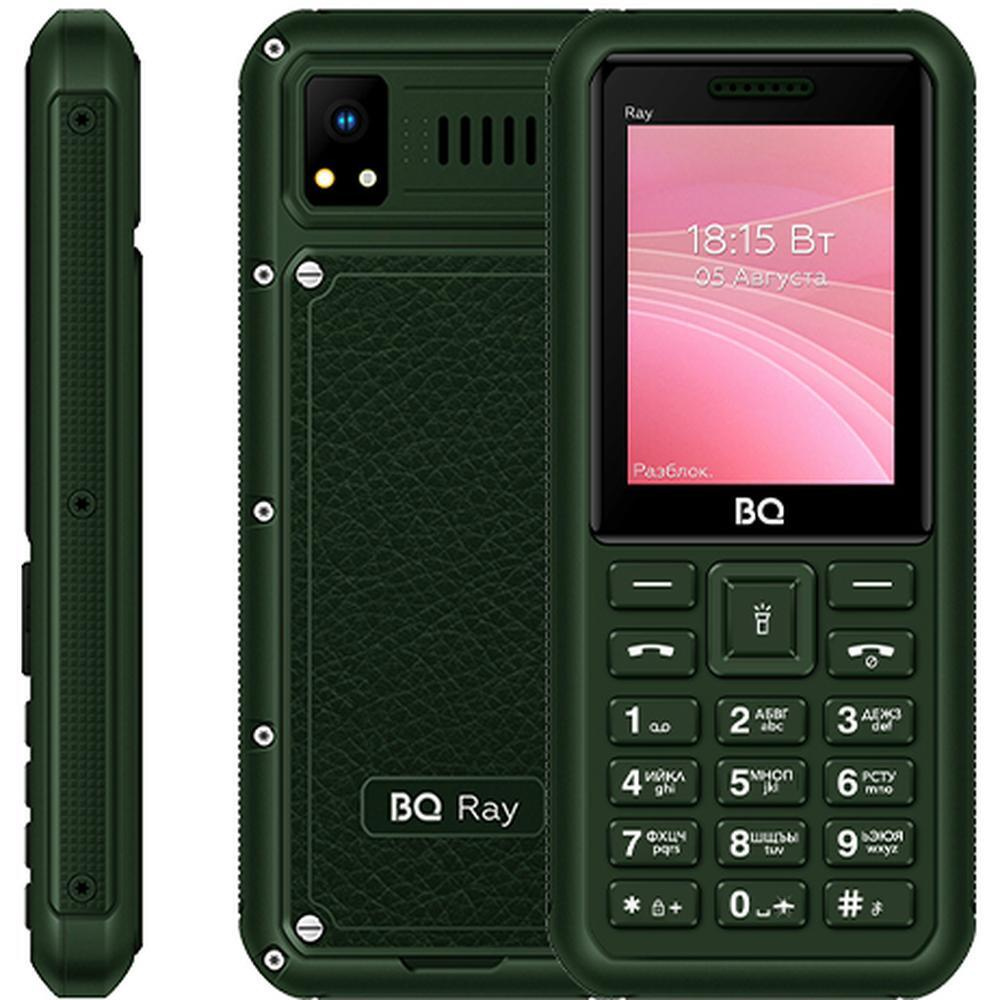 Мобильный телефон BQ BQ-2454 Ray Green, зеленый - купить по выгодной цене в  интернет-магазине OZON (824551203)