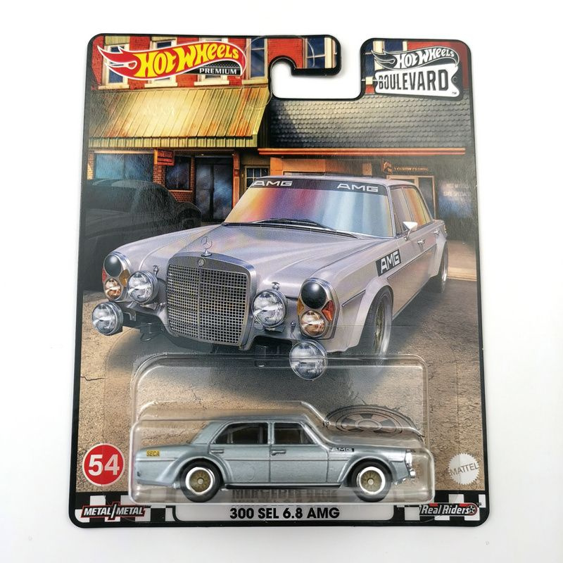 Машинка Hot Wheels коллекционная (оригинал) GJT68 MERCEDES-BENZ 300 SEL 6.8 AMG  #1