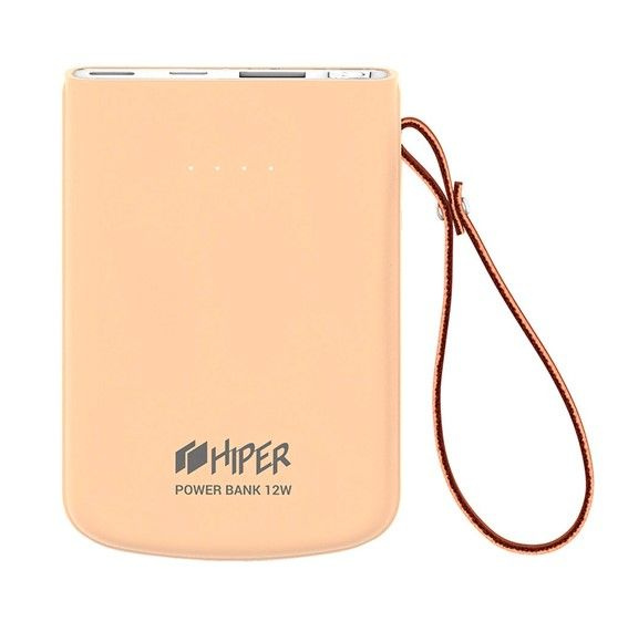 Внешний аккумулятор (Power Bank) HIPER TRAVEL 5K Peach Li-Pol 5000 mAh ...