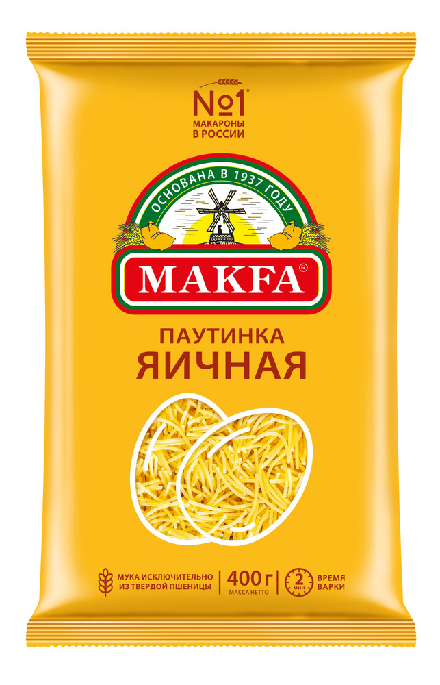 Паутинка яичная Makfa гр А в/с, 400 г - купить с доставкой по выгодным ...