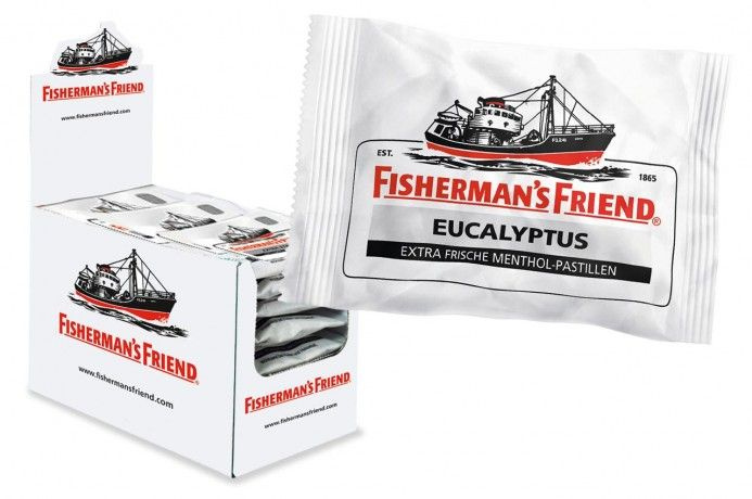 Fisherman's Friend Eucalyptus mit Zucker Фишерманс Френд, Эвкалипт с сахаром, 24 шт x 25 г  #1