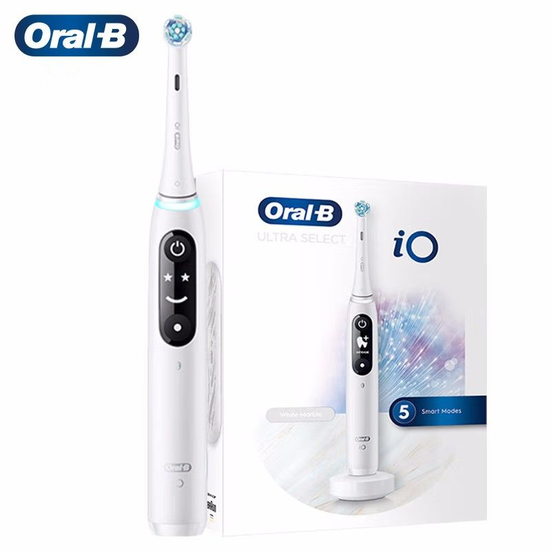 Oral-B Электрическая зубная щетка ORiO-7_WT, белый, бежевый #1