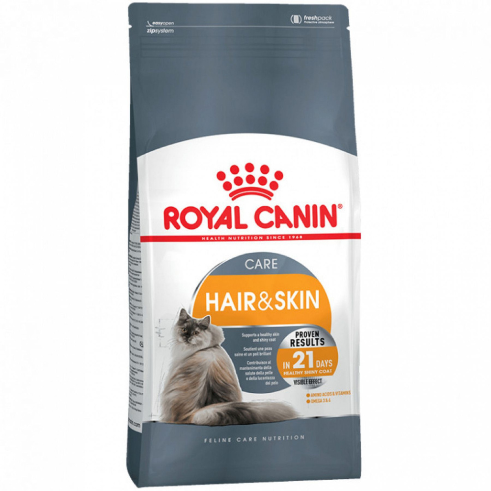 Royal Canin Hair & Skin Care Корм для кошек, 400 г - купить с доставкой по  выгодным ценам в интернет-магазине OZON (729396476)