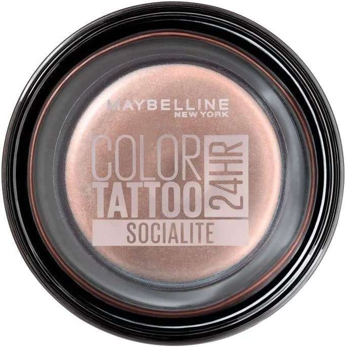 Maybelline New York Color Tattoo 24HR Кремовые тени для век - 150 Socialite-светло-розовый  #1