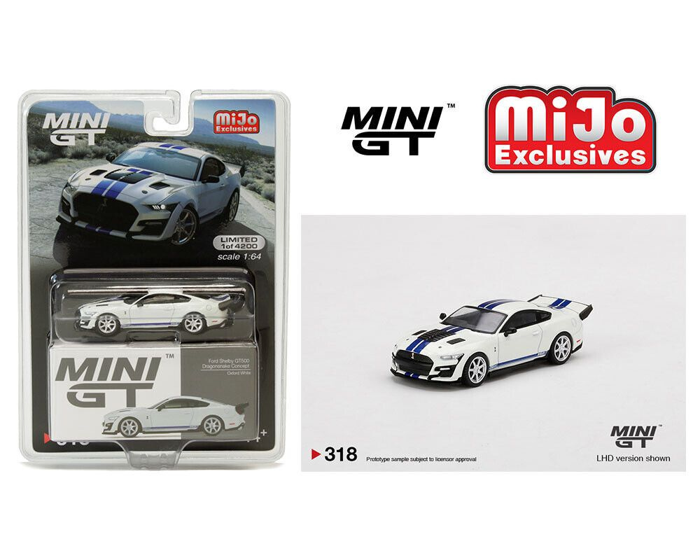 Модель коллекционная Mini GT 1:64 Mijo Ford Mustang Shelby GT500 - купить в  интернет-магазине OZON по выгодной цене (738345365)