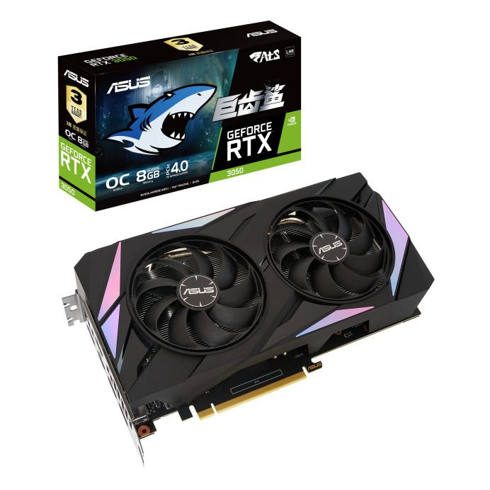 Видеокарта ASUS GeForce RTX 3050 8 ГБ (RTX 3050-O8G-GAMING ) - купить с ...