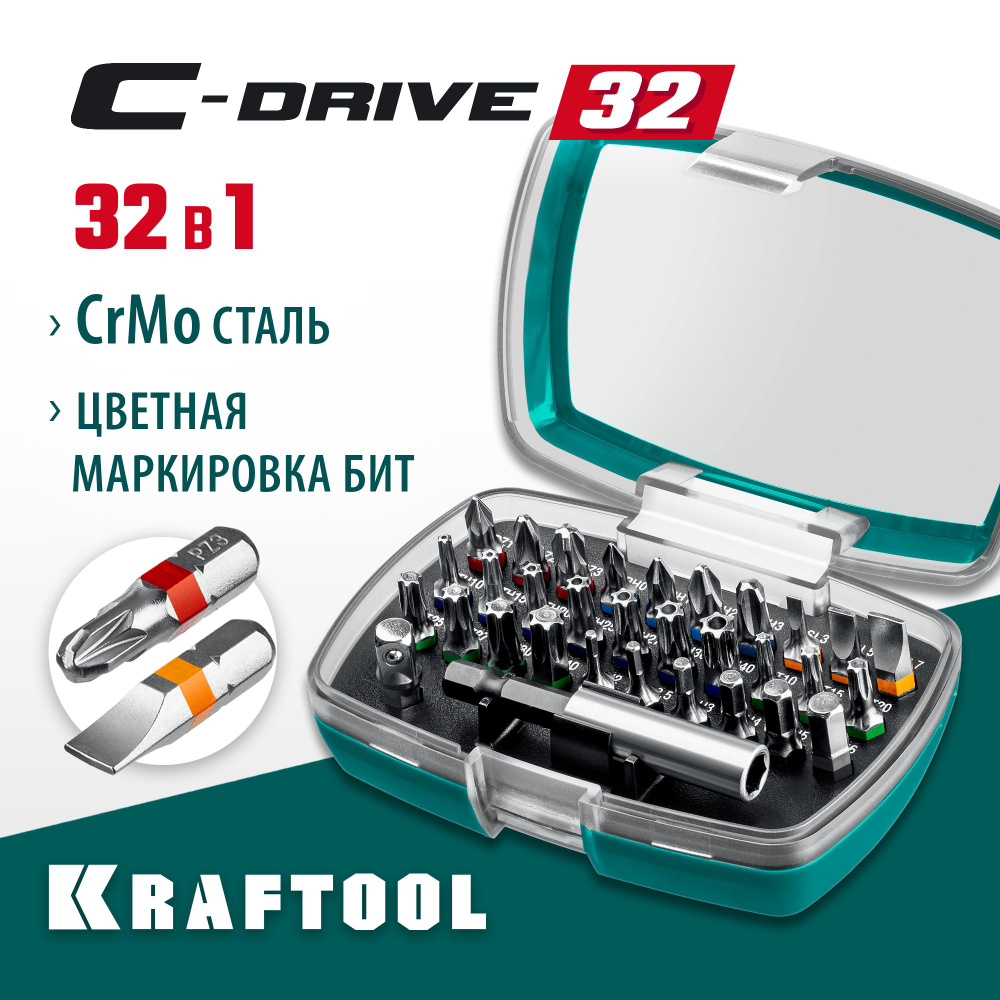 Бита Kraftool 26067-H32, 1/4