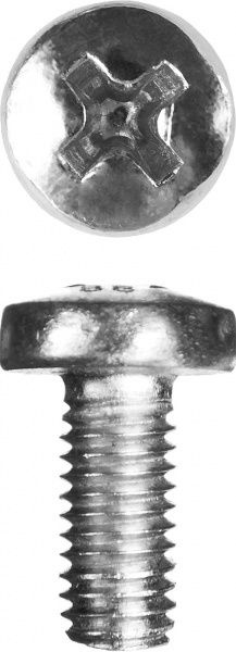 Винт с полусферической головкой ЗУБР DIN 7985 кл. пр. 4.8 M5 x 10 мм 5 кг. ( 1724 шт.) 303150-05-010 #1