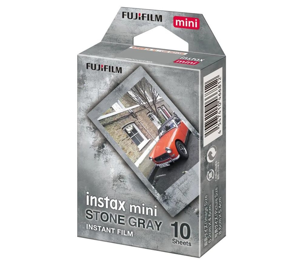 Картридж FUJIFILM Colorfilm Instax MINI Stone Gray кассета 10л. (8.6x5.4см)  - купить с доставкой по выгодным ценам в интернет-магазине OZON (922113057)