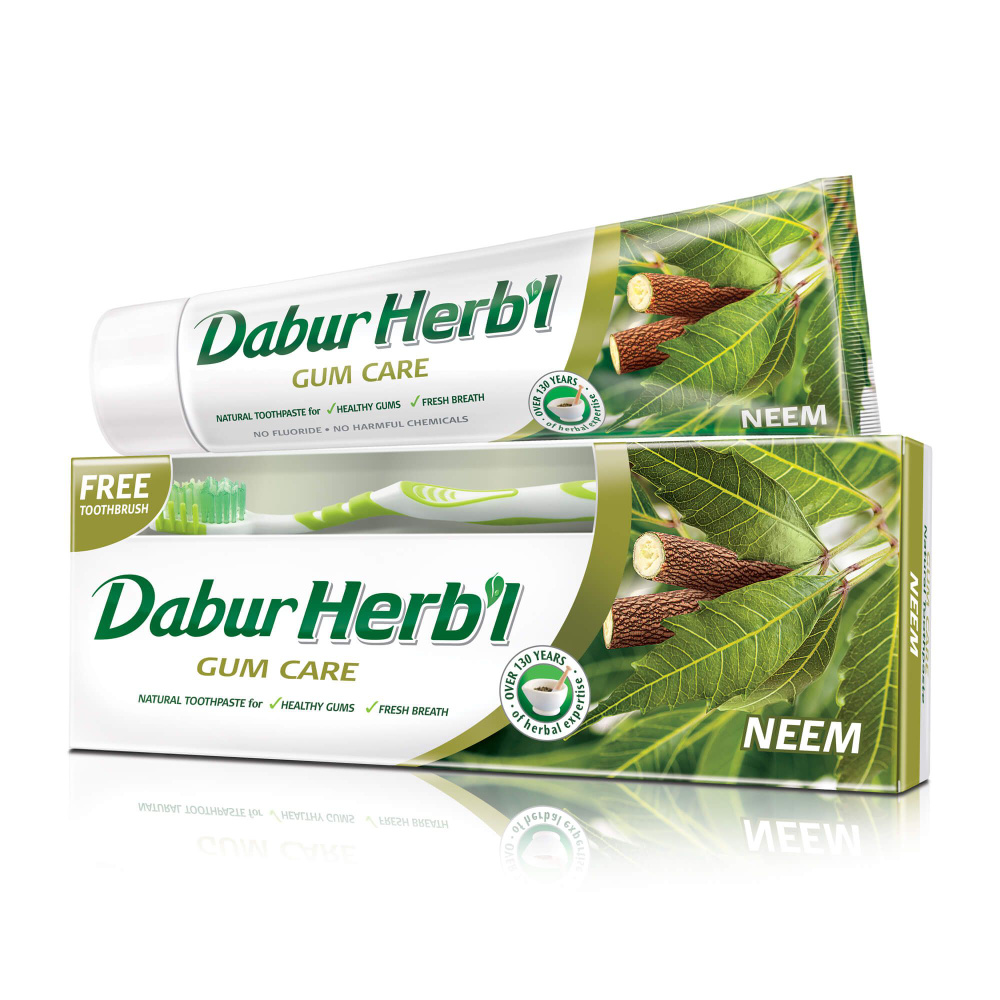 Herb'l Dabur /Дабур Хербл Ним /NEEM/(зубная щетка в подарок)), 150 г..  #1