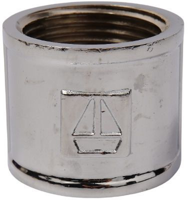 Муфта латунная хромированная 3/4", 253121-mufta-c145-meg - купить по ...