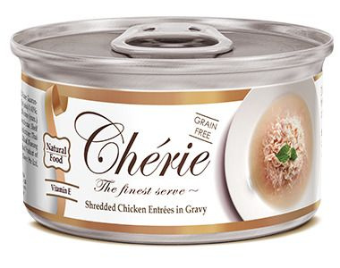 Консервированный влажный корм для кошек Pettric Cherie Signature Gravy, курица в подливе, 80 г х 12 шт #1