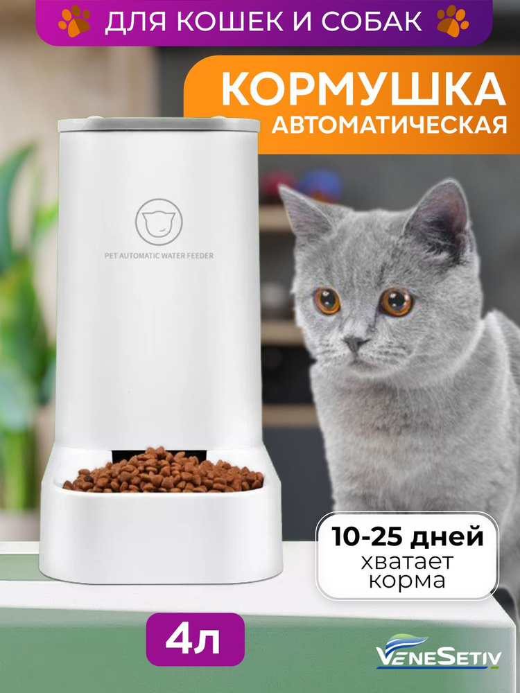 Кормушка для кошек и собак для сухого корма купить на OZON по низкой ...