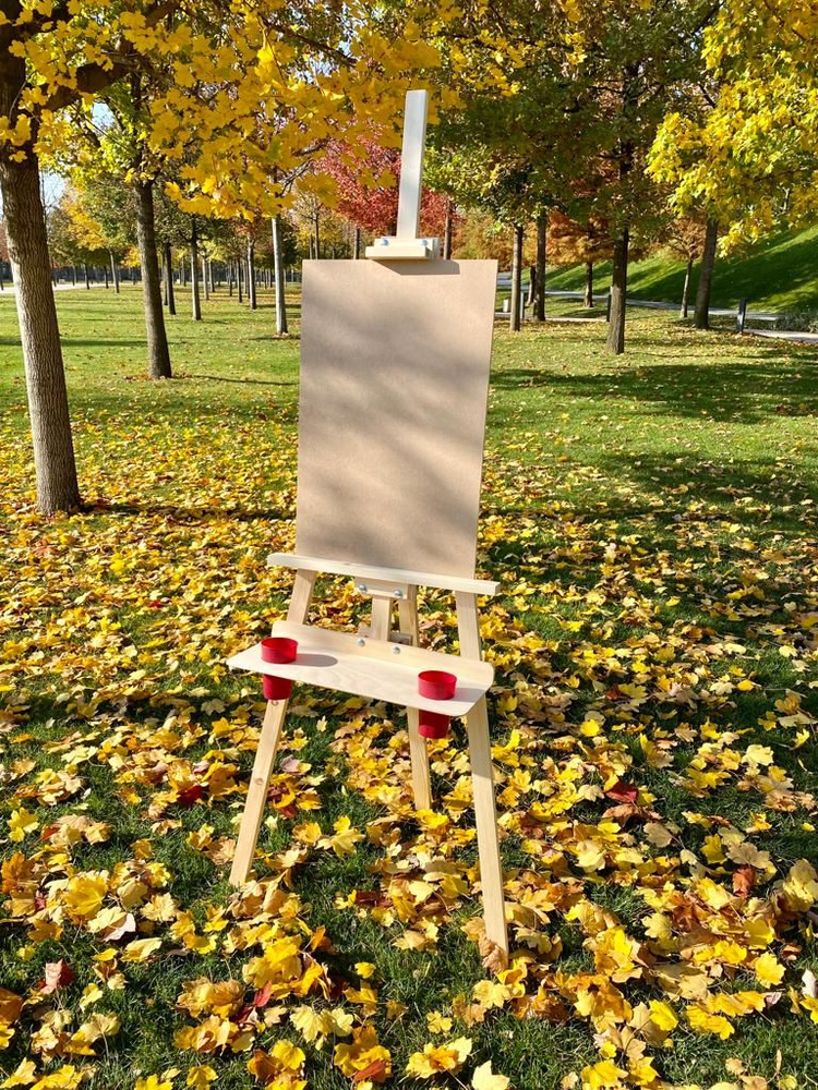 Мольберт для рисования Лира 170см с доп полочкой 20х50см и планшетом ...