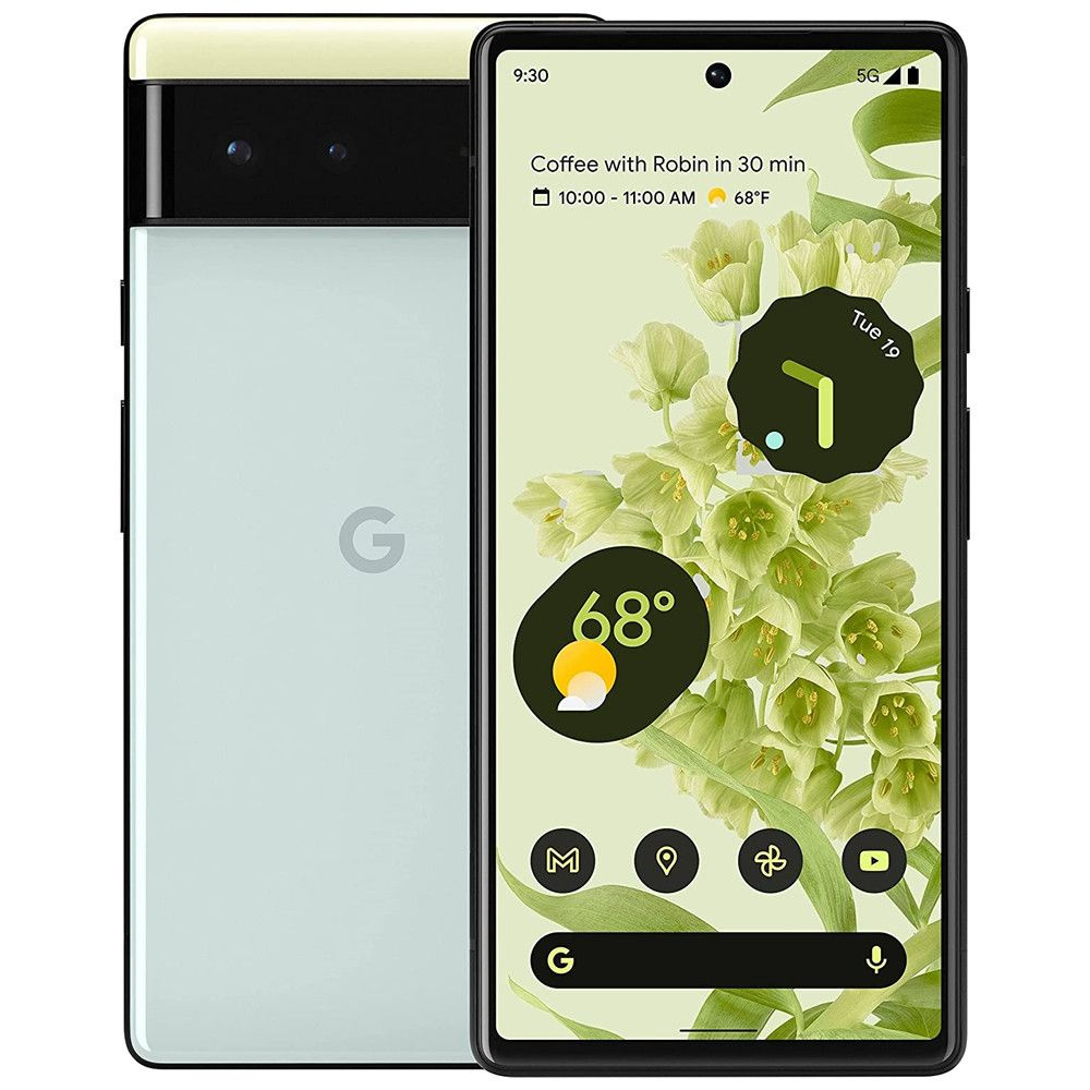 Google Смартфон Pixel 6 (Иметь российский язык и Google Play Store) 8/128  ГБ, зеленый