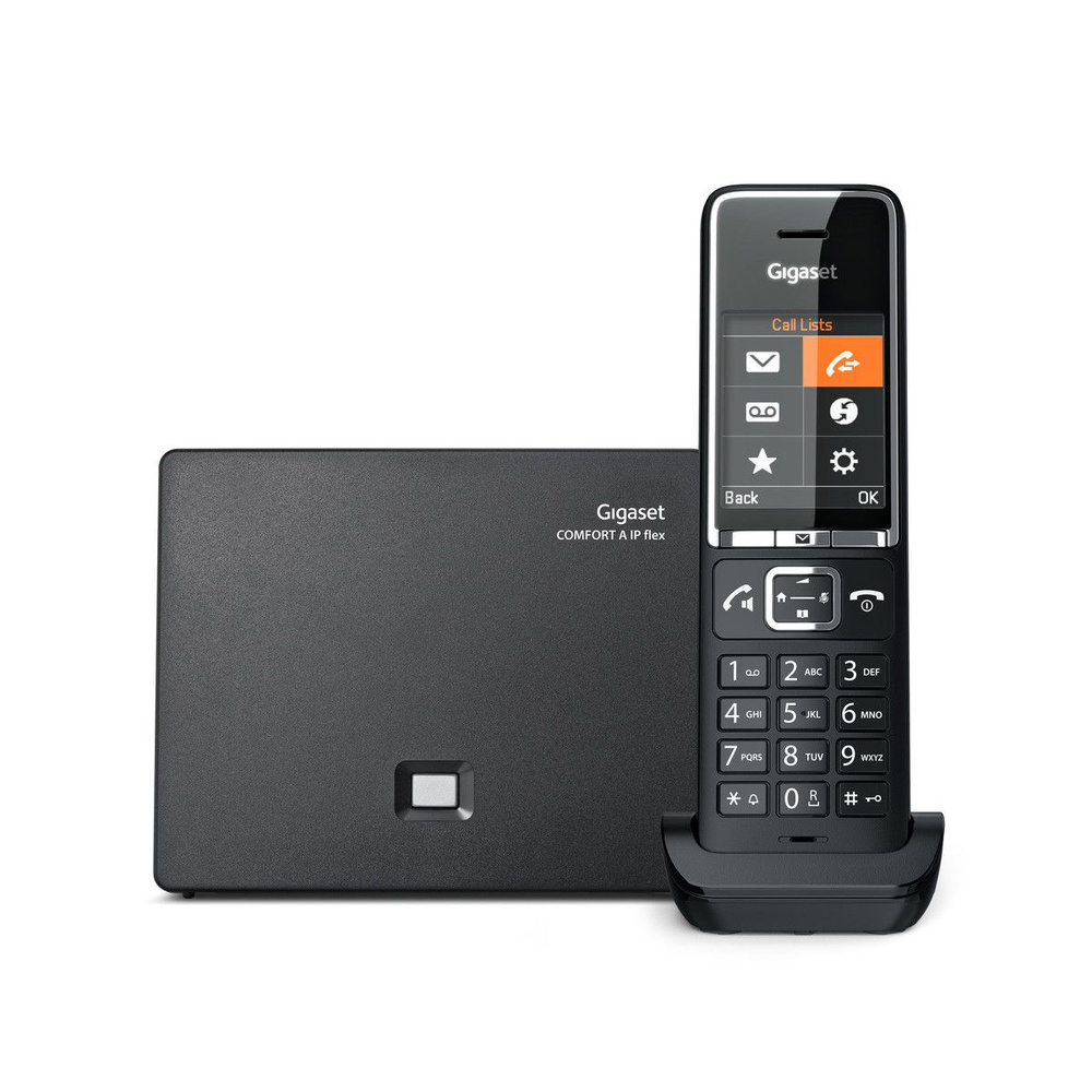 IP/Dect телефон Gigaset COMFORT 550A IP FLEX RUS BLACK - купить с доставкой  по выгодным ценам в интернет-магазине OZON (805034820)