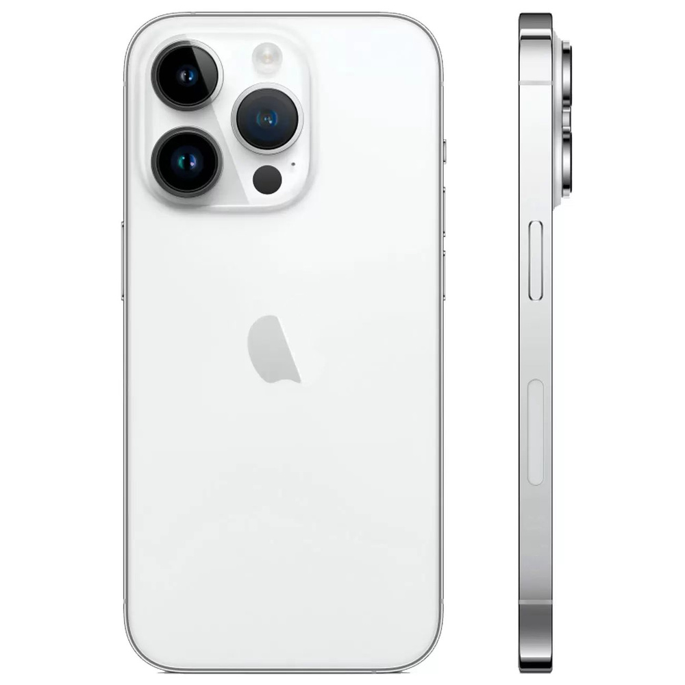 Муляж iPhone 14 Pro Max Silver / Макет-копия смартфона Айфон 14 Про Макс  серебристый / Образец для витрины Apple iPhone 14 Pro Max Серебро