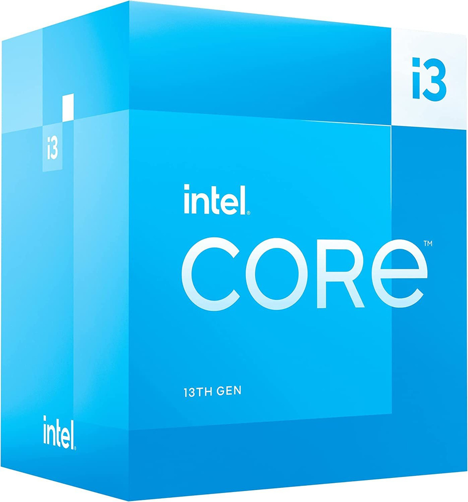 Процессор Intel BX8071513100F Core i3 13-го поколения, BOX (с кулером ...