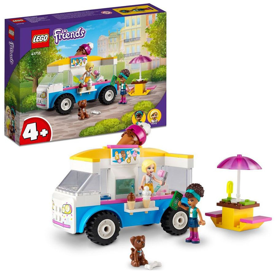 Конструктор Lego Friends Фургон с мороженым 41715 - купить с доставкой по  выгодным ценам в интернет-магазине OZON (852434451)