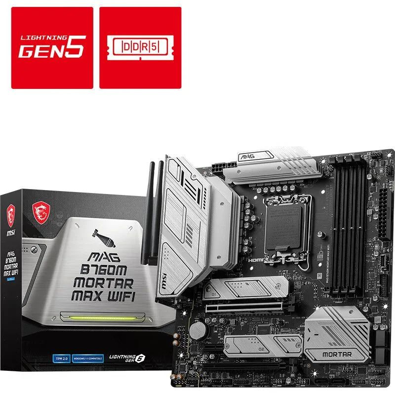 Материнская плата MSI MSI MAG B760M MORTAR MAX WIFI купить по низкой ...