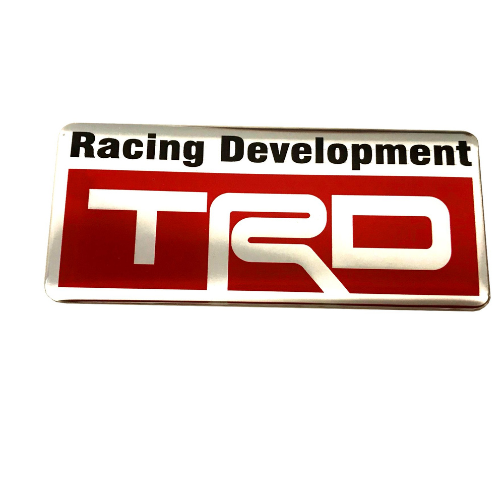 Alstickers! Racing Development TRD автомобильная наклейка, полиуретановая  смола, металлическая пленка,размер 60 x 25 мм - купить по выгодным ценам в  интернет-магазине OZON (1178861327)